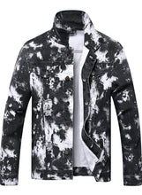 Load image into Gallery viewer, Men Slim Fit Ripped Denim Jacket Coat
