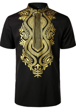 Load image into Gallery viewer, Men&#39;s African Printed Dashiki Short Sleeve Shirt
