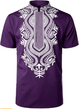 Load image into Gallery viewer, Men&#39;s African Printed Dashiki Short Sleeve Shirt
