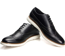 Load image into Gallery viewer, Men&#39;s Oxfords Lace-up Wingtip Shoes
