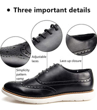 Load image into Gallery viewer, Men&#39;s Oxfords Lace-up Wingtip Shoes
