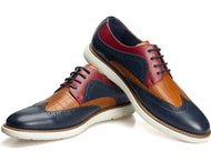 Men's Oxford Lace-up Wingtip Fashion Shoes