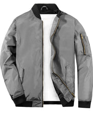 Load image into Gallery viewer, Men&#39;s lightweight Bomber Slim Fit Softshell Windbreaker
