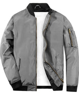 Men's lightweight Bomber Slim Fit Softshell Windbreaker