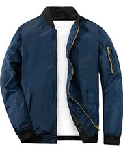 Load image into Gallery viewer, Men&#39;s lightweight Bomber Slim Fit Softshell Windbreaker
