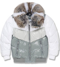 Load image into Gallery viewer, Men Bomber Puffer Jacket
