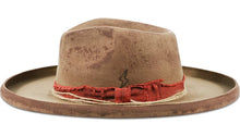 Load image into Gallery viewer, Vintage Wide Brim Fedora Firm Wool Felt Panama Hat
