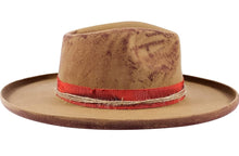 Load image into Gallery viewer, Vintage Wide Brim Fedora Firm Wool Felt Panama Hat
