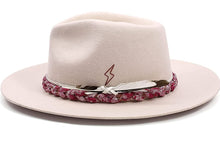 Load image into Gallery viewer, Vintage Fedora Wide Brim Firm Wool Felt Panama Hat
