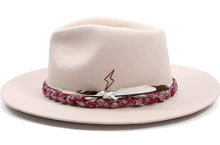 Load image into Gallery viewer, Vintage Fedora Wide Brim Firm Wool Felt Panama Hat
