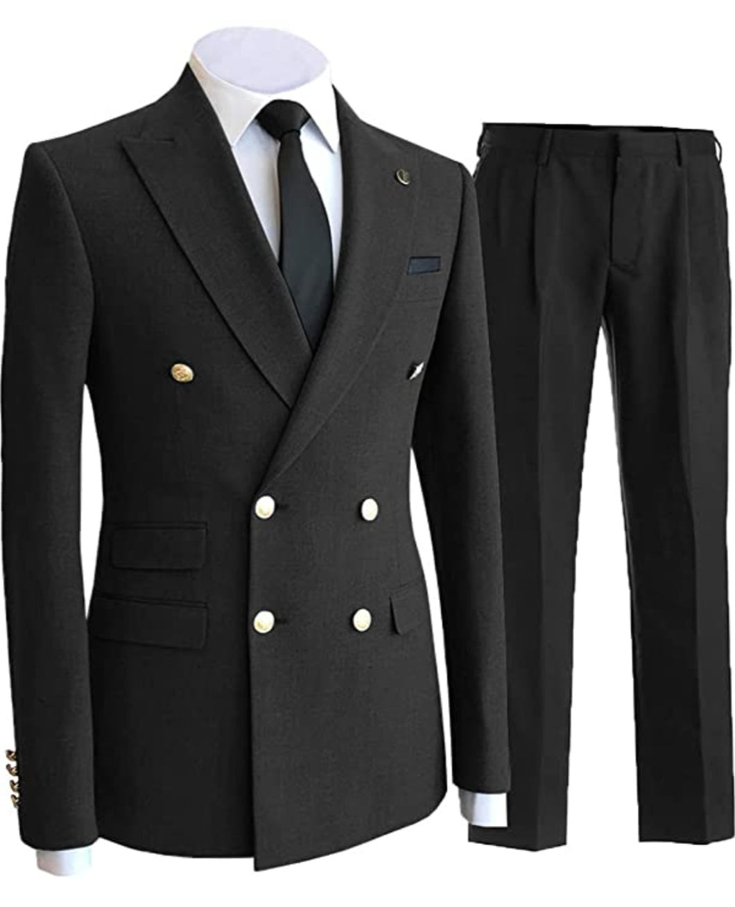 Men's 2 Piece Double Breasted Suits