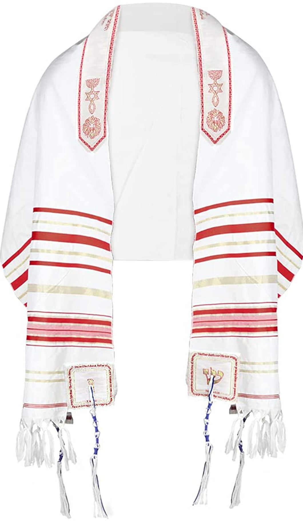 Messianic Tallit Prayer Shawl  with Bag