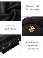 Load image into Gallery viewer, Empress Turban with Twisted Braid
