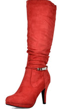 Load image into Gallery viewer, Women&#39;s Knee High Platform Heel Boots
