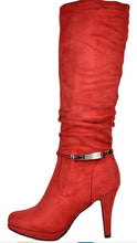 Load image into Gallery viewer, Women&#39;s Knee High Platform Heel Boots
