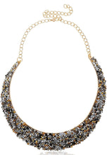 Load image into Gallery viewer, Rhinestone Collar Gold Metal Necklace Set
