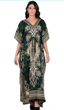 Load image into Gallery viewer, Women&#39;s Kaftan Tunic Maxi Gown
