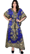 Load image into Gallery viewer, Women&#39;s Kaftan Tunic Maxi Gown
