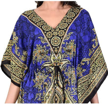 Load image into Gallery viewer, Women&#39;s Kaftan Tunic Maxi Gown
