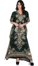 Load image into Gallery viewer, Women&#39;s Kaftan Tunic Maxi Gown
