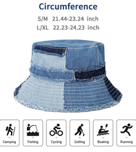 Load image into Gallery viewer, Denim Bucket Hat
