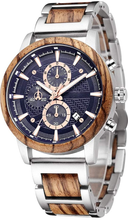 Load image into Gallery viewer, Noble Men Casual Wood Watch
