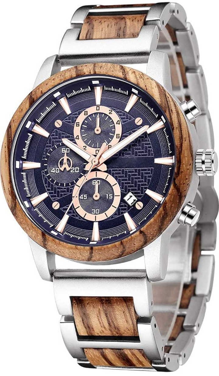 Noble Men Casual Wood Watch