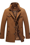 Noble Men Winter Wool Pea Coat