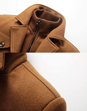 Load image into Gallery viewer, Noble Men Winter Wool Pea Coat
