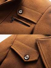 Load image into Gallery viewer, Noble Men Winter Wool Pea Coat
