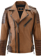 Noble Men Sheep Leather Biker Jacket