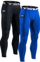 Load image into Gallery viewer, Noble Men Compression Running Leggings with Pockets
