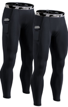 Load image into Gallery viewer, Noble Men Compression Running Leggings with Pockets
