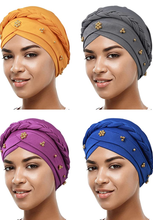 Load image into Gallery viewer, Empress Turban with Twisted Braid
