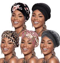 Load image into Gallery viewer, Empress Turban with Twisted Braid
