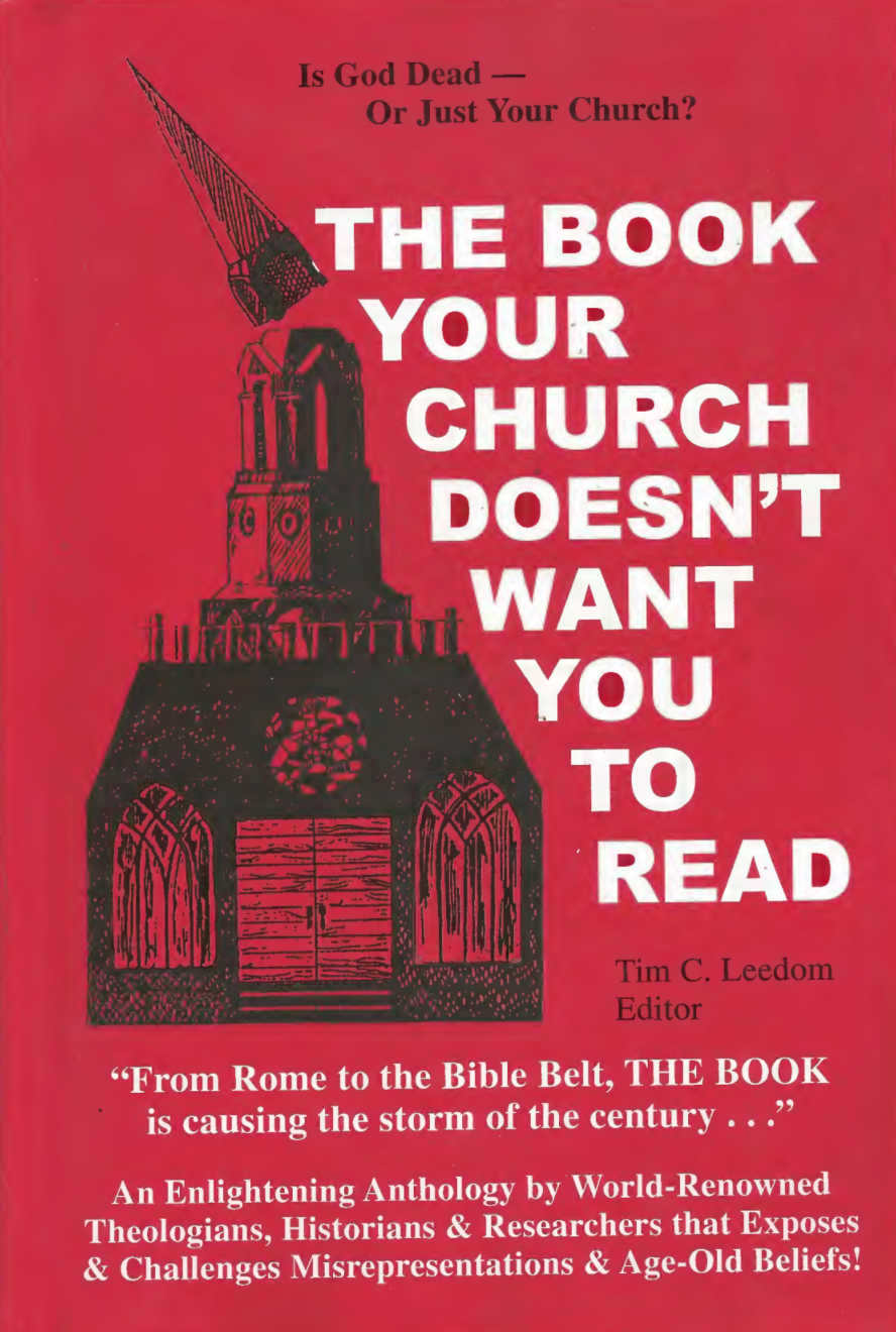 The Book Your Church Doesn't Want You To Read