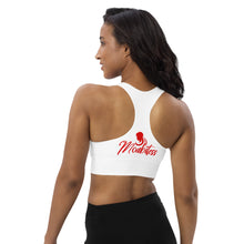 Load image into Gallery viewer, Moabitess Brand Edition 2 - Sports Bra (White/Red Graphic)
