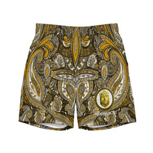 Load image into Gallery viewer, MOORSACHI Paisley Gold - Swim Trunks II
