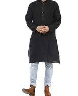 Men's Long Cotton Casual Tunic Regular Fit
