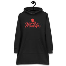 Load image into Gallery viewer, Queen Moabitess Hoodie Dress (BLK/RED)
