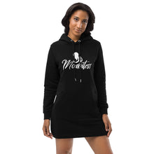 Load image into Gallery viewer, Queen Moabitess Hoodie Dress (BLK/WHT)
