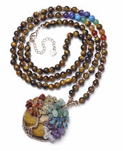 Load image into Gallery viewer, Tree of Life Beaded Necklace
