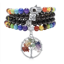 Load image into Gallery viewer, Mala Chakra Prayer Bracelet
