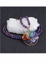 Load image into Gallery viewer, Tree of Life Beaded Necklace
