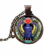 Ancient Egyptian Scarab Pendant Necklace