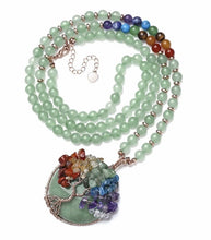 Load image into Gallery viewer, Tree of Life Beaded Necklace
