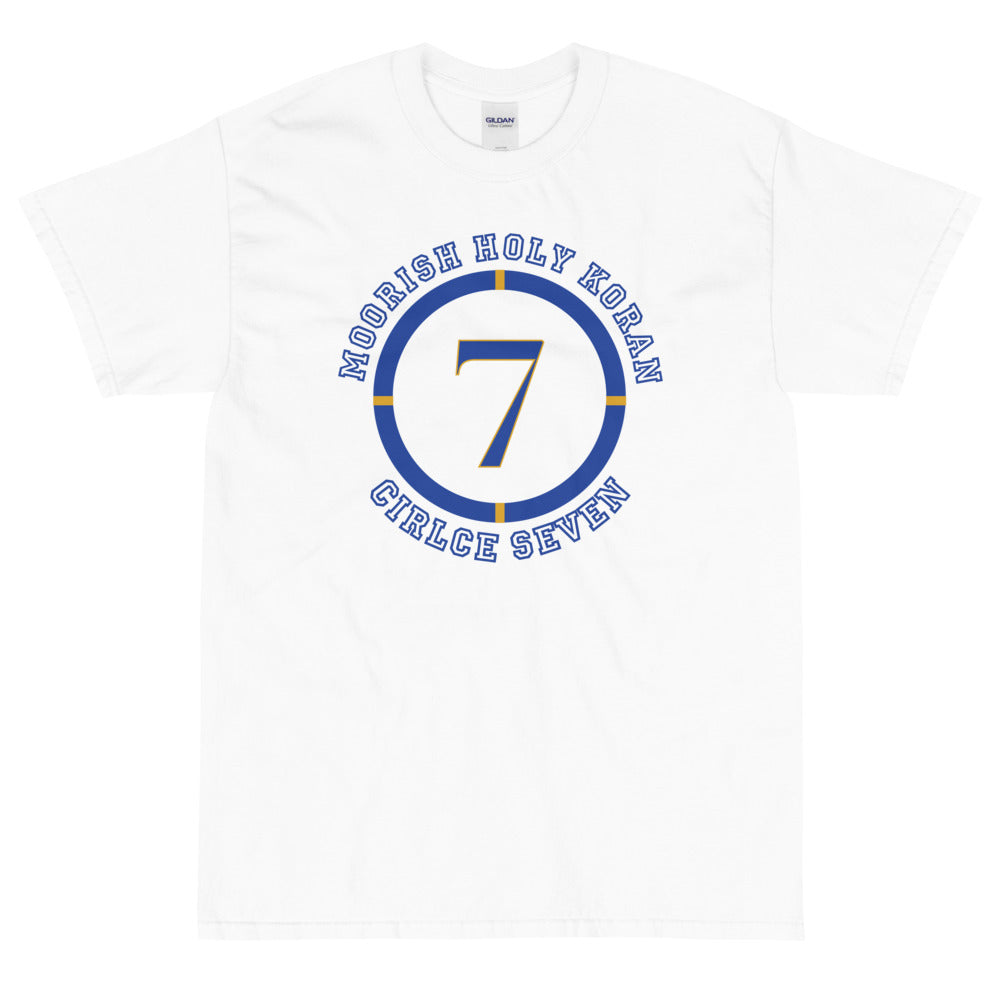 MHK Circle 7 (Gold/White) Short Sleeve T-Shirt