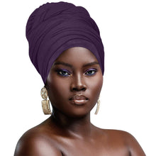 Load image into Gallery viewer, Tie Jersey Head Wrap Scarf
