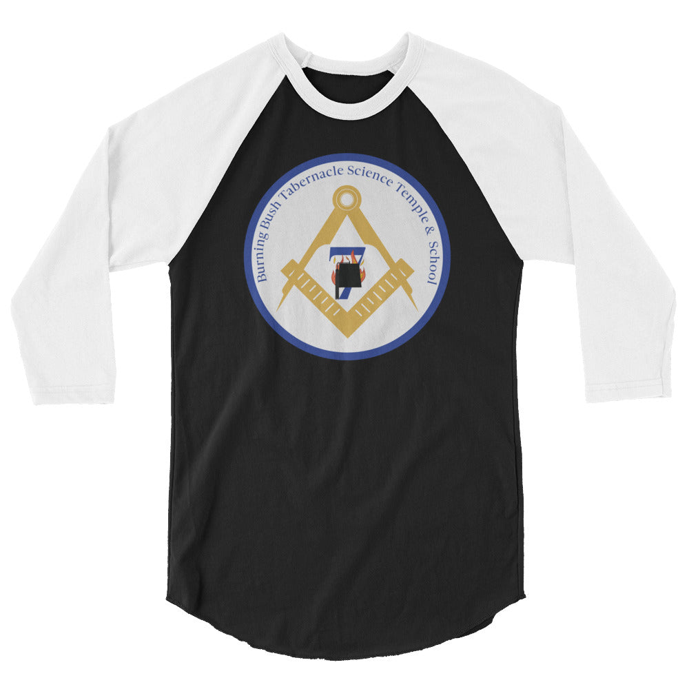 BBT White Back Ground 3/4 Sleeve Raglan Shirt