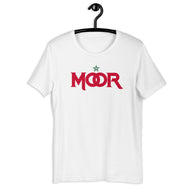Moor Brand Star (Red Text) Short-Sleeve Unisex T-Shirt